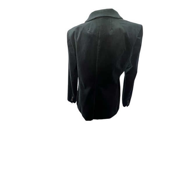 J.Crew Nipped-in Blazer in Stretch Velvet in Black Color Size 12 - Picture 5 of 13